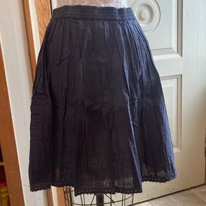 100% cotton skirt w/bead detail